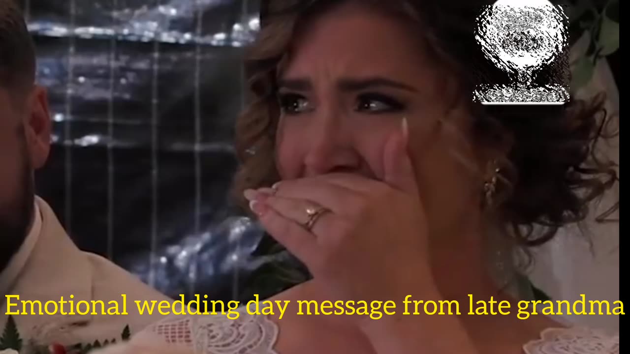 Emotional wedding day message from late grandma