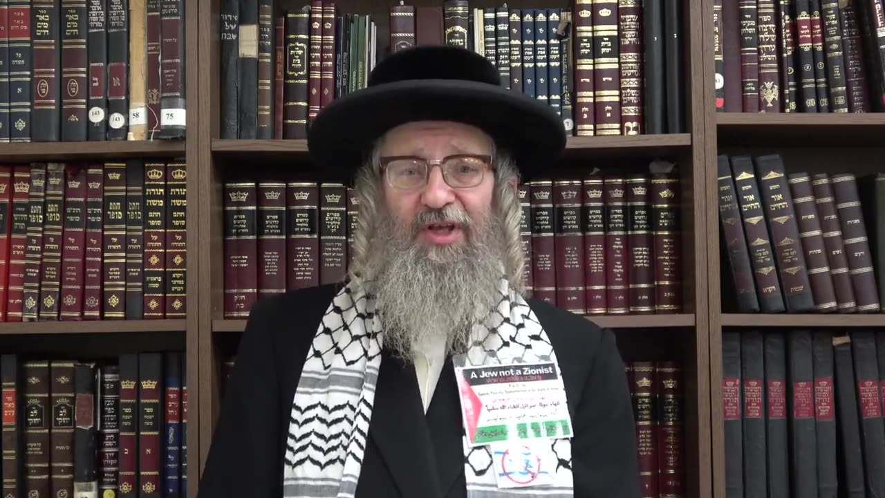 Rabbi Yisroel Dovid Weiss Of Neturei Karta International Has A Brief Message