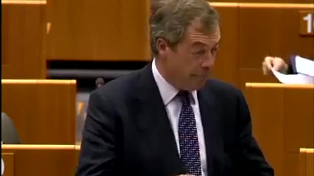 Nigel Farage "Barroso you have no Plan B"