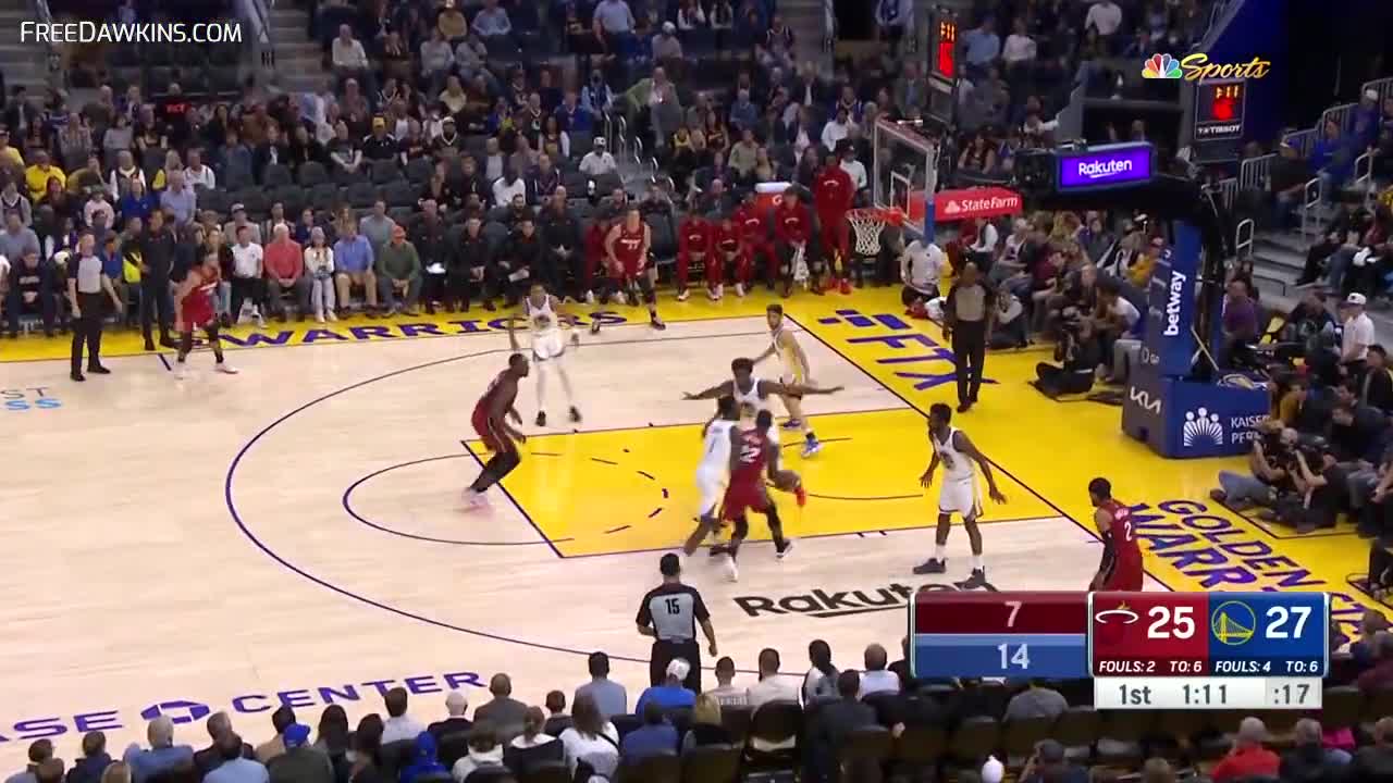 Golden State Warriors vs Miami Heat Full Game Highlights | Oct