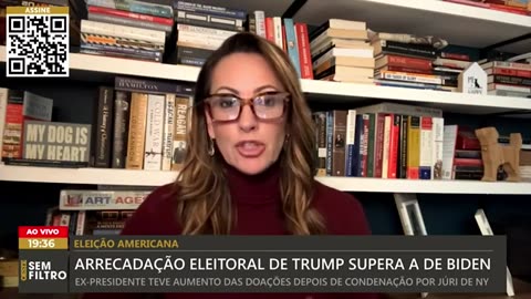 Arrecadação eleitoral de Trump supera a de Joe Biden