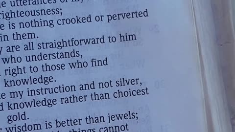 God's word really is more valuable than gold or anything of value. 3/12/23