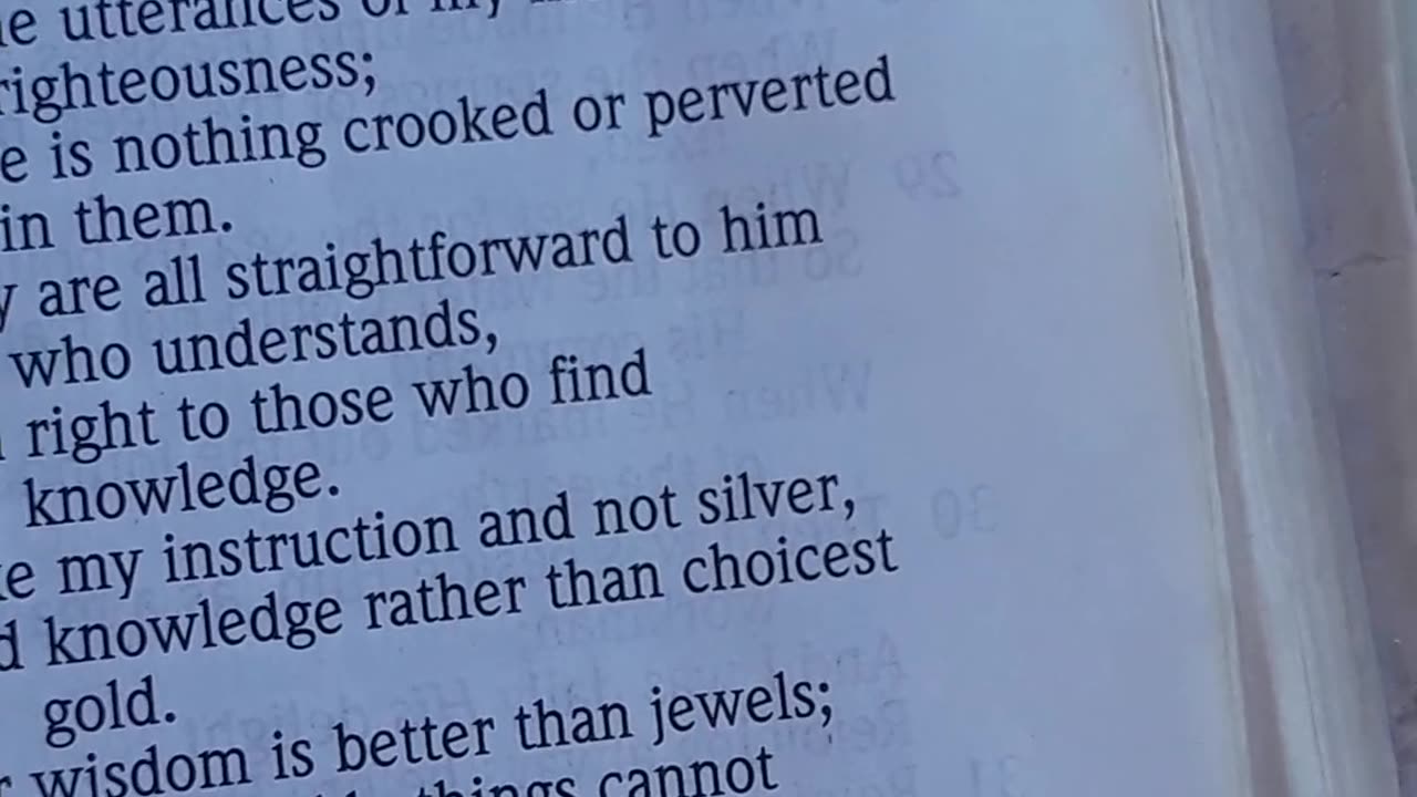 God's word really is more valuable than gold or anything of value. 3/12/23