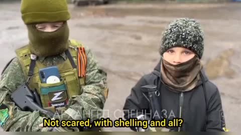 To the question “Is it scary to live under shelling?” answer that they are used to