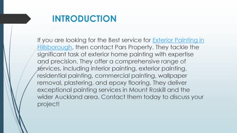 Exterior Painting in Hillsborough