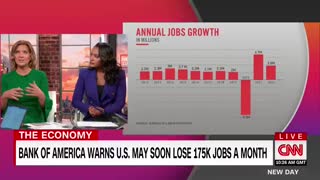 CNN PANICS As Bank of America Warns The US Will Lose "175,000 Jobs A Month"