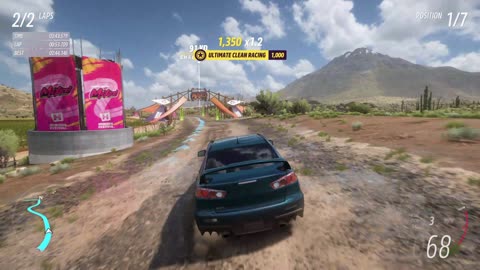 Forza Horizon 5 - Easy Win at the Gummy Circuit with a Newly Purchased Aqua Mitsubishi