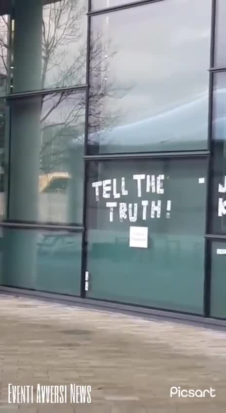 PICTURES OF VICTIMS FROM THE VAX PLACED AT BBC HEADQUARTERS