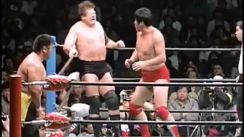 (1994.12.10) Giant Baba & Stan Hansen vs Toshiaki Kawada & Akira Taue - Pro Wrestling