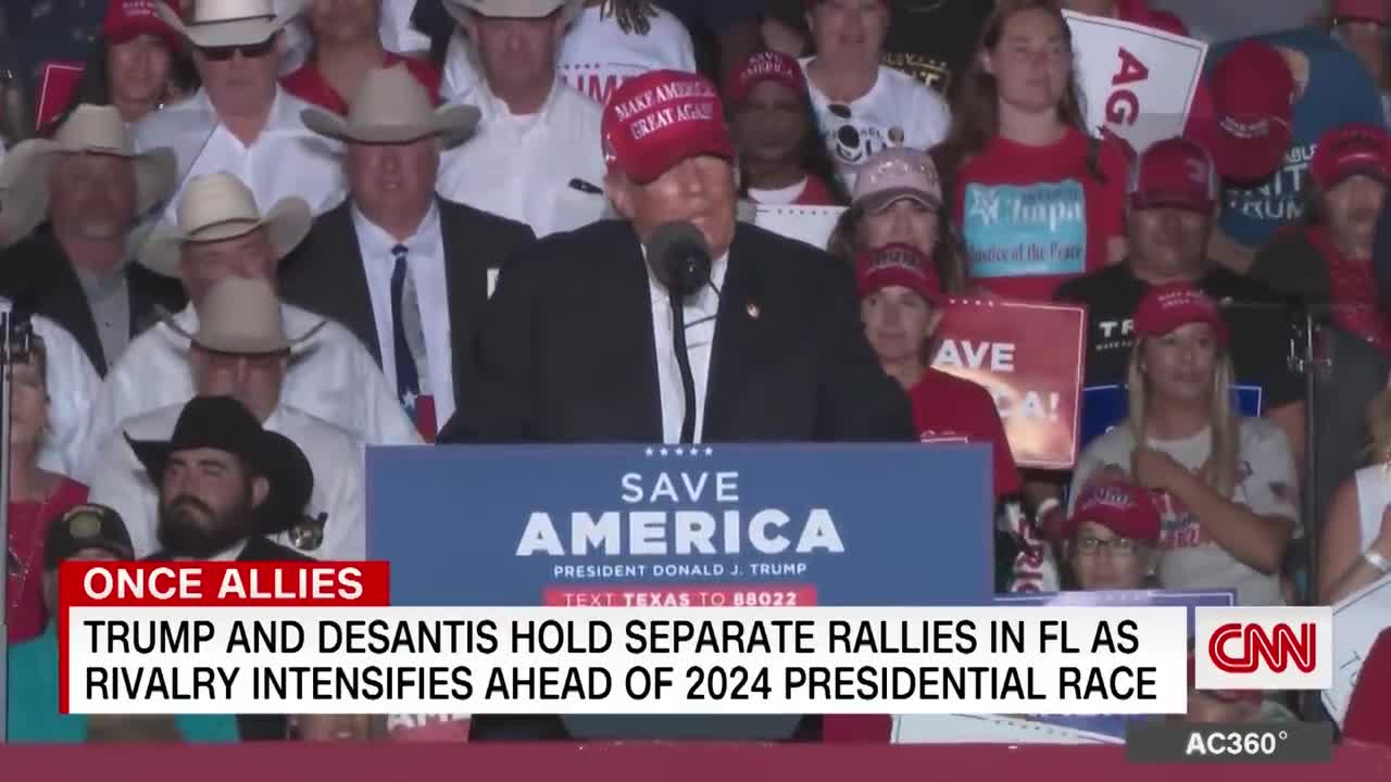 Trump and DeSantis rivalry spills into public view