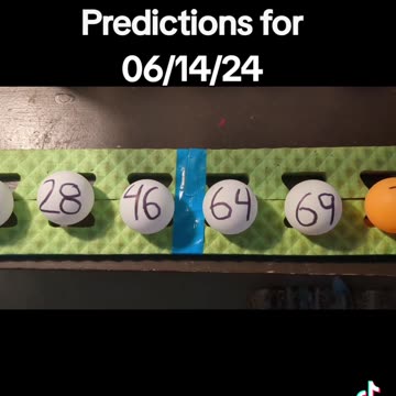 Mega Millions prediction for 06 14 24