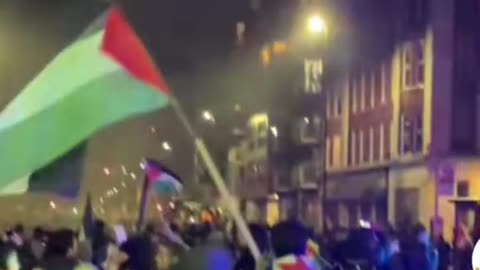 Pro march UK not peaceful