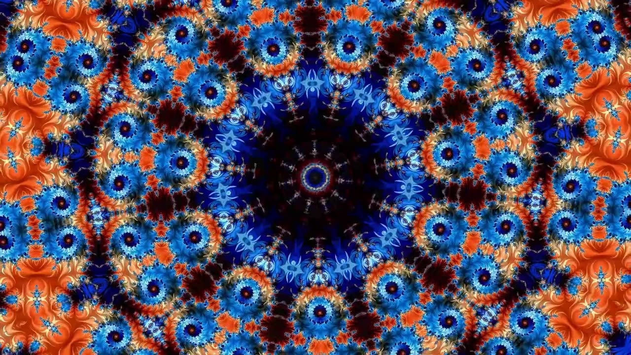 Tranquil Kaleidoscopes: A Visual Escape for Anxiety Relief