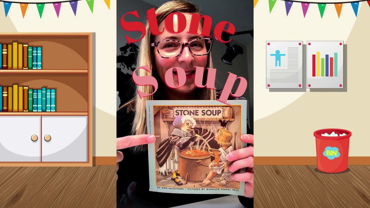 Reading the story of "Stone Soup"