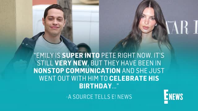 Inside Pete Davidson & Emily Ratajkowski's Chill Relationship E! News