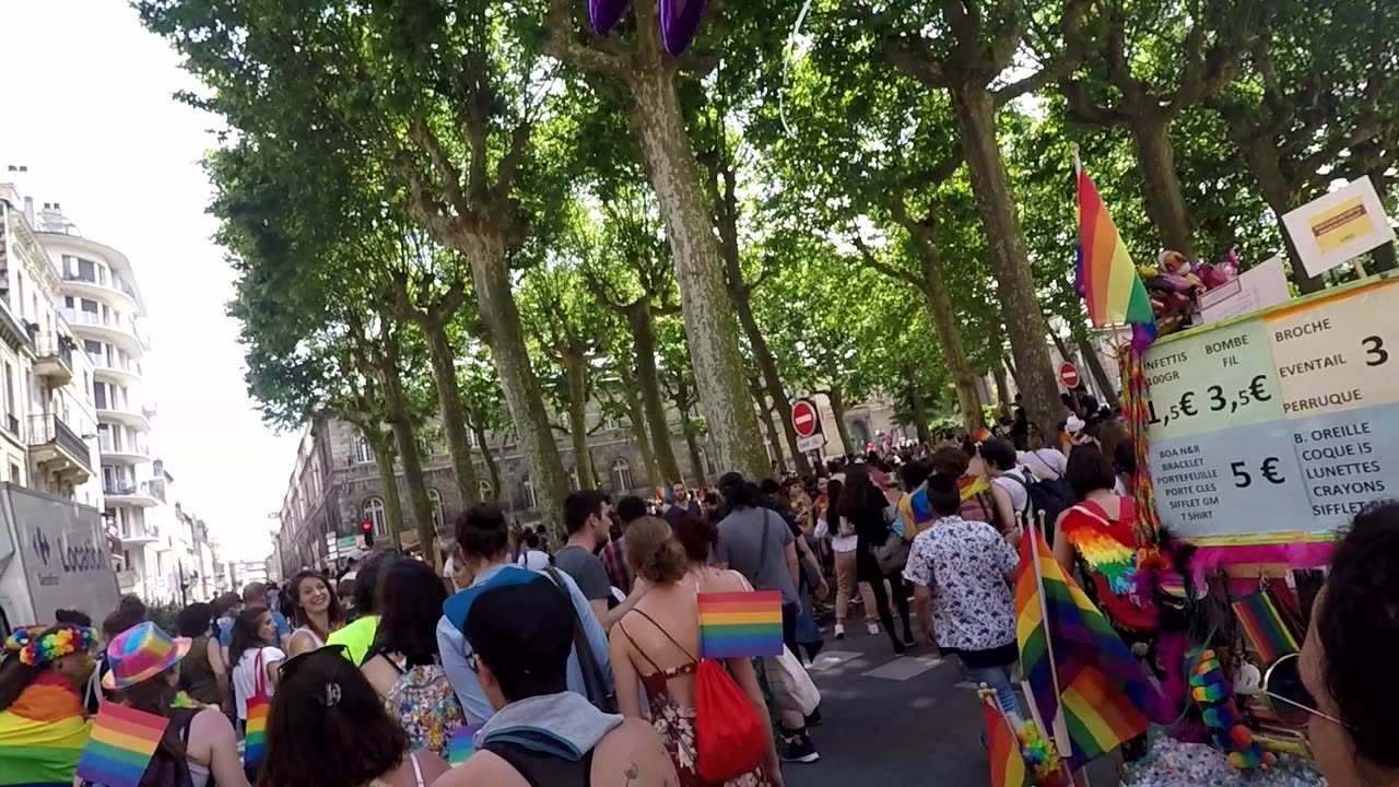 Bordeaux France Gay LGBTQIA+ Pride 2018 GoPro 4