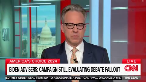 Jake Tapper: Democrats Trying to Discredit What You Saw and Heard on CNN 📺👂👀