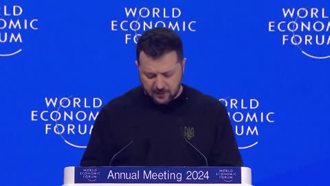 Zelensky Begs For The Military Industrial Complex Playbook At WEF Meeting
