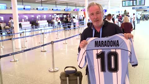 Argentine fans fly to Qatar ahead of World Cup final