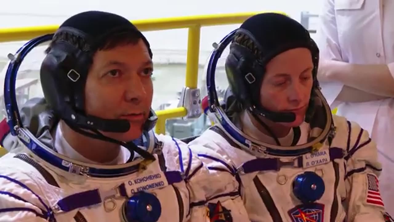 EXPEDITION 69_70 SPACE STATION CREW PREPARES FOR LUNCH IN KAZAKHSTAN