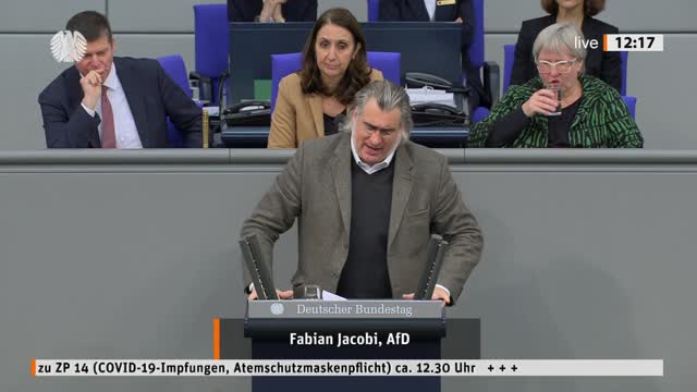 Fabian Jacobi Rede vom 16.12.2022 (2) - COVID-19-Impfungen, Atemschutzmaskenpficht