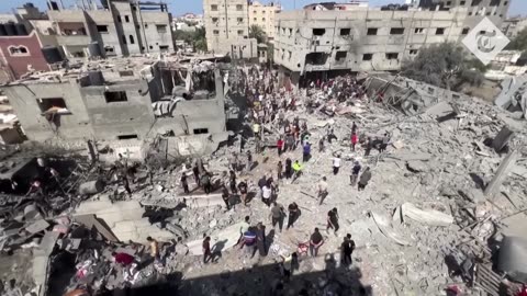 'They're all dead!' - Dozens killed as Israel targets south Gaza - 17 Oct 2023