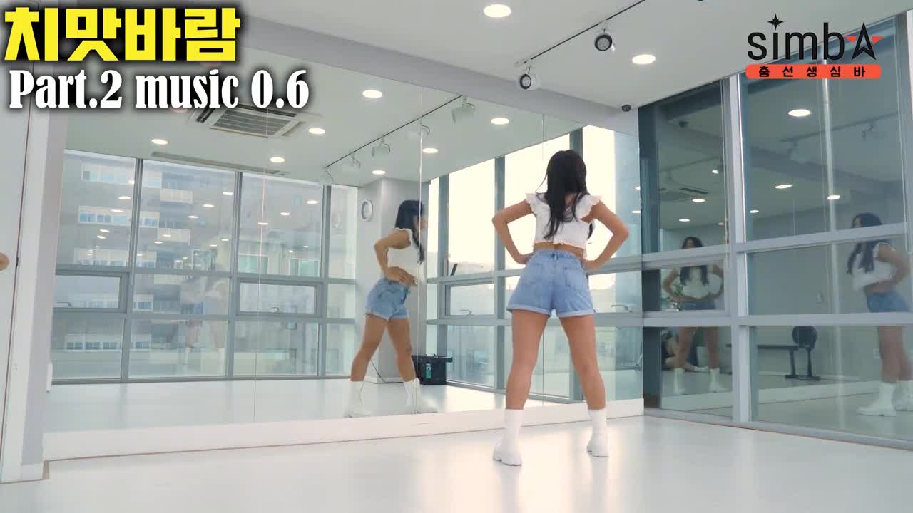 Korean dance teaching for mirror