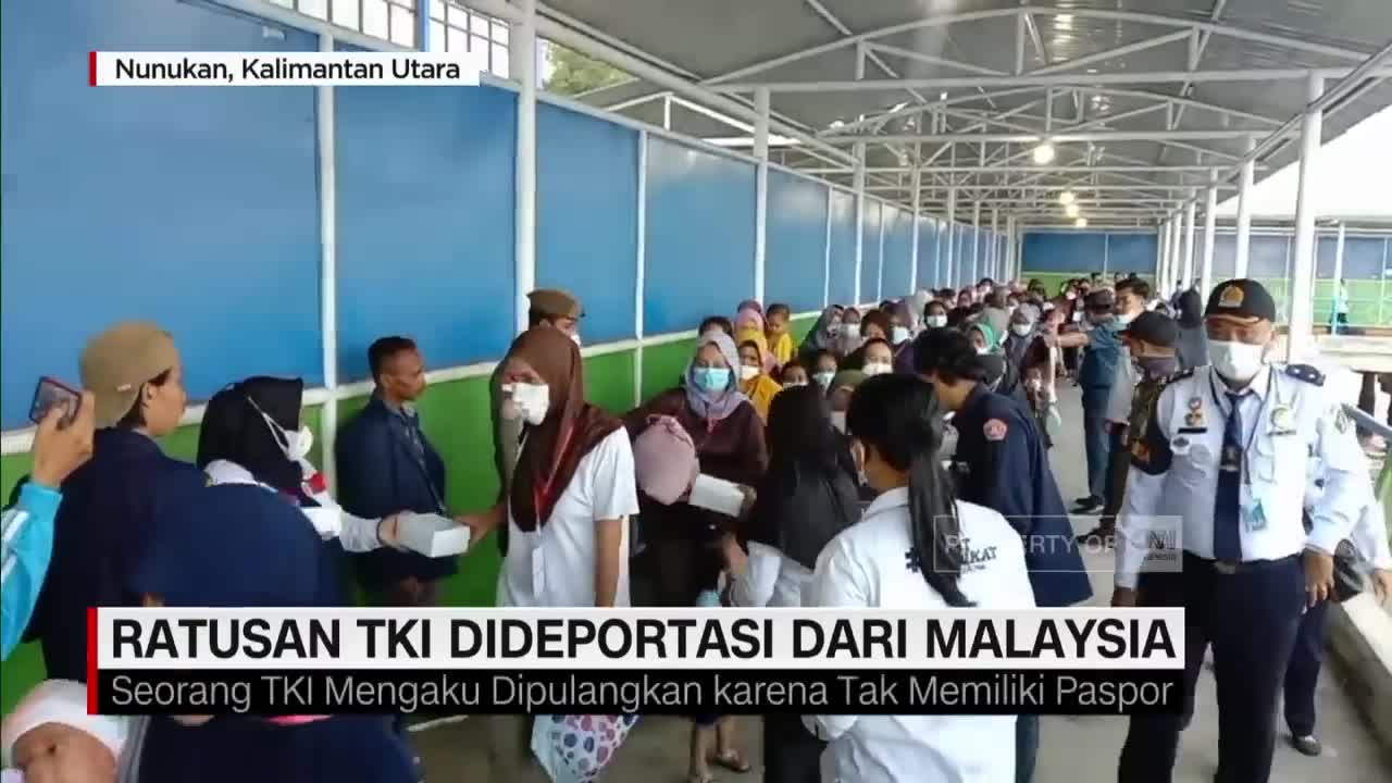 Ratusan TKI Dideportasi dari Tawau Malaysia Karena Tak Memiliki Paspor