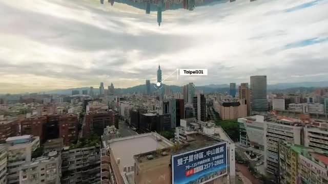 Flying over Taipei City 臺北 (4K 360) - Aerial 360° Travel Tour