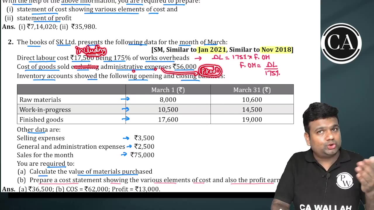 Cost Sheet L3