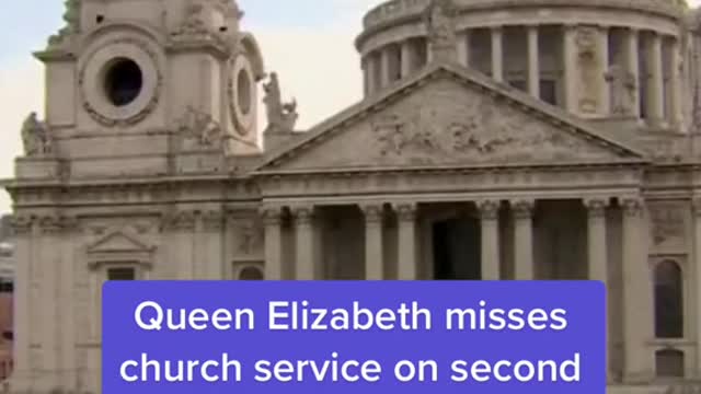 Queen Elizabeth misses church service on second day of Platinum Jubilee