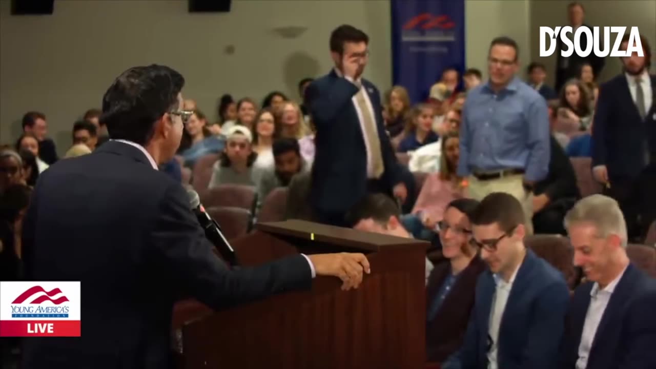 Dinesh vs Liberals at school