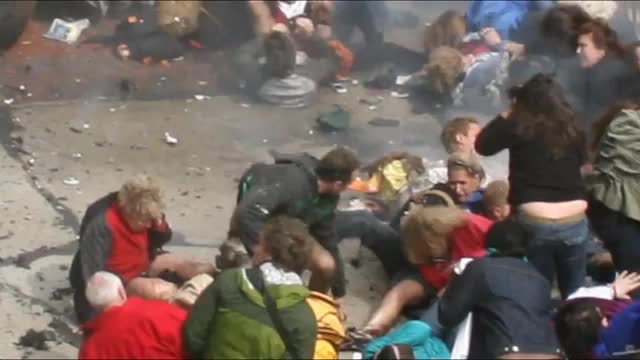 BOSTON MARATHON CRISIS ACTORS CAUGHT