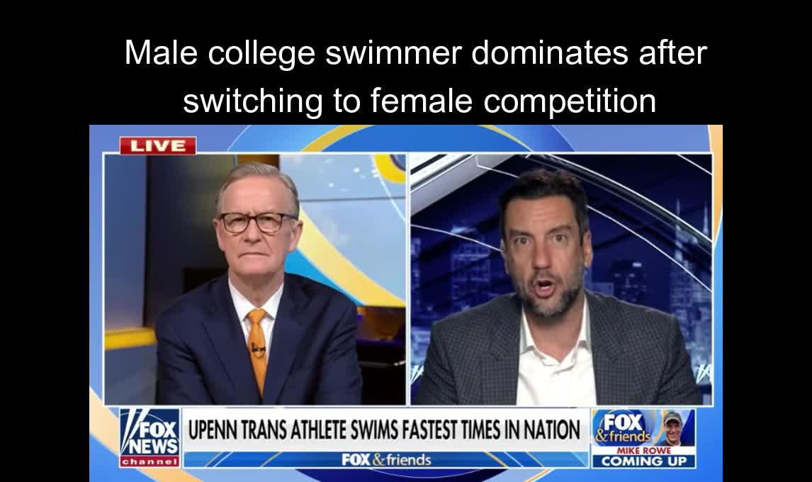 Male college swimmer dominates after switching to female competition