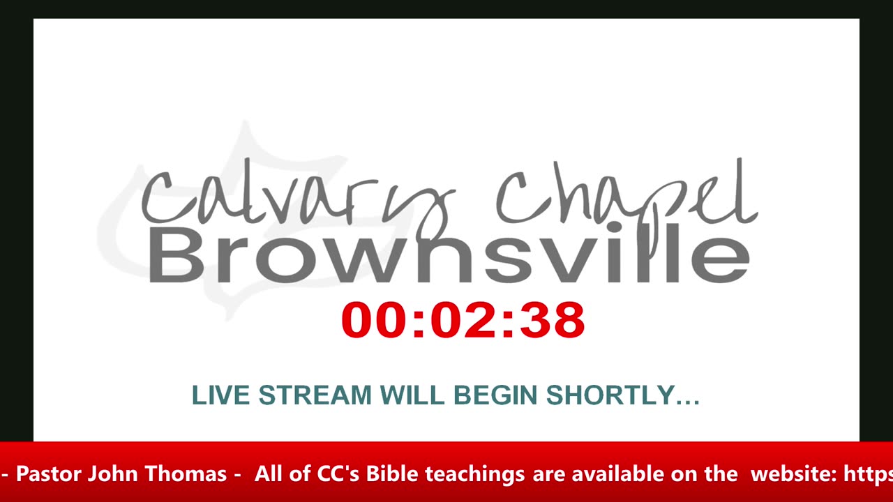 Bible Study Wednesday May 17th, 2023 - 6:30 PM - Pastor John Thomas -
