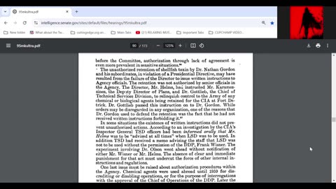 UNKNOWN PATRIOT REBEL: MK ULTRA PROGRAM - WHAT DID CONGRESS KNOW? EPISODE 5