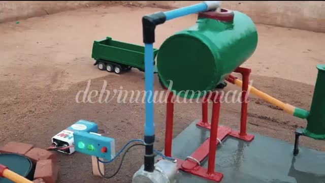 mini water filter - Science project - Diy tractor