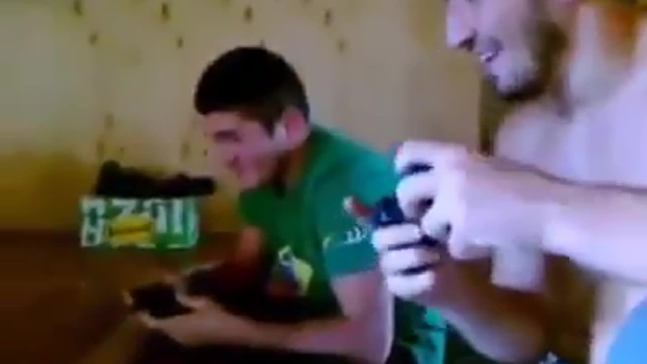 Khabib Nurmagomedov & Rustam Khabilov playing UFC game back in the day as a Teenager