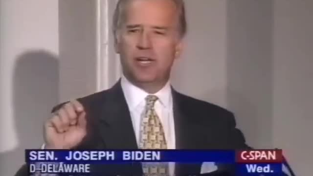 Biden in 1997: "The only thing that can provoke Russia into a hostile and vigorous response is the