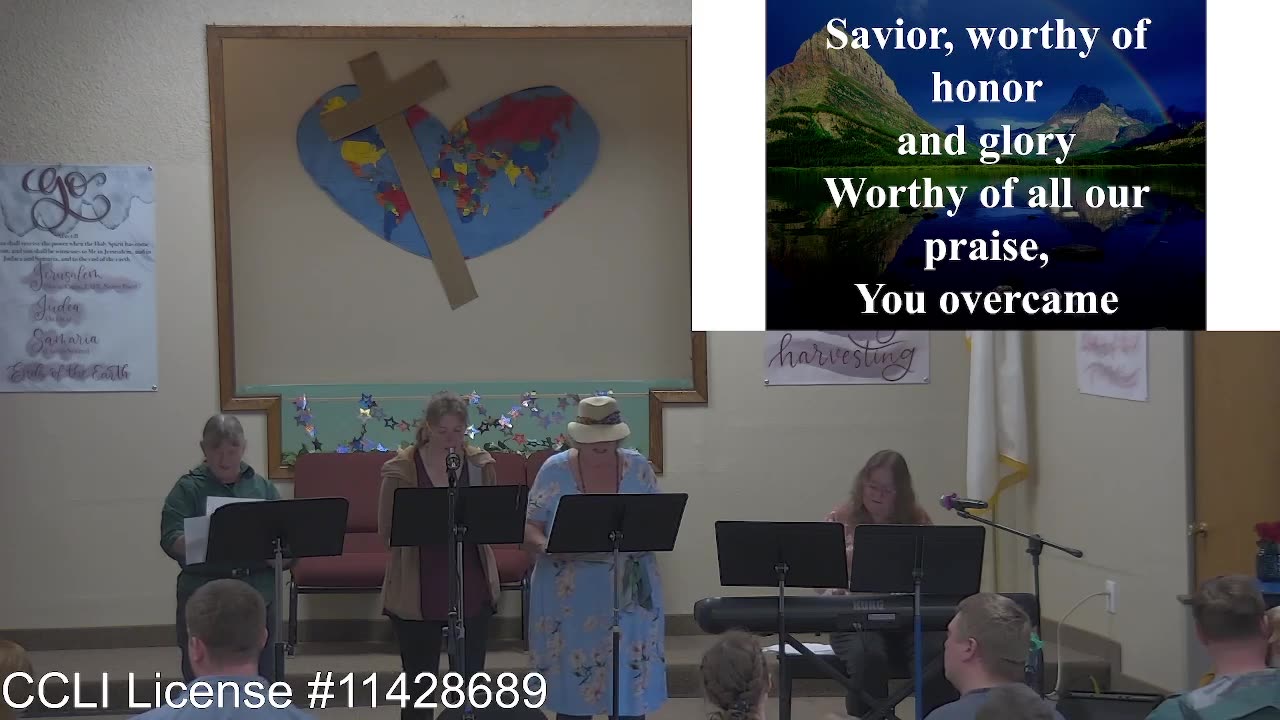 Sunday Service at Moose Creek Baptist Church part 1; 7/14/2024