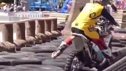 An obstacle course for motocross enthusiasts #haulagemotor #extrememotorcycle