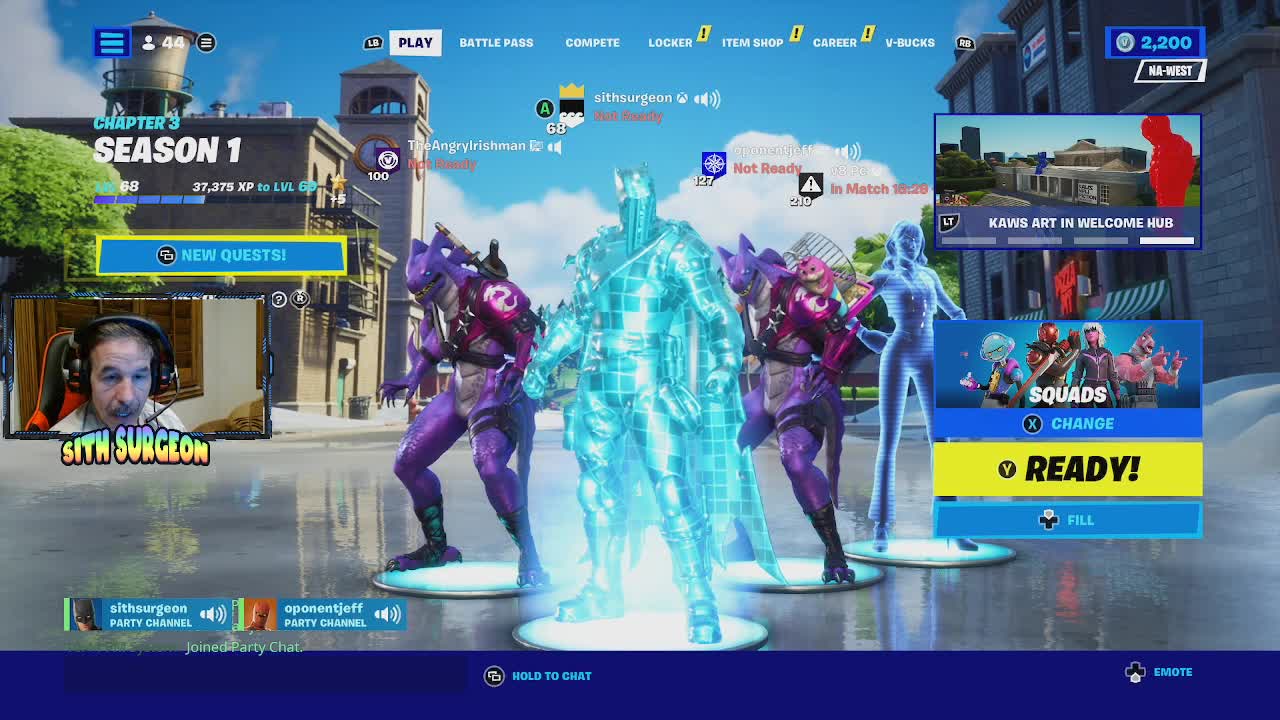 Sithsurgeon - Fortnite Live Stream. Fortnite with Viewers.