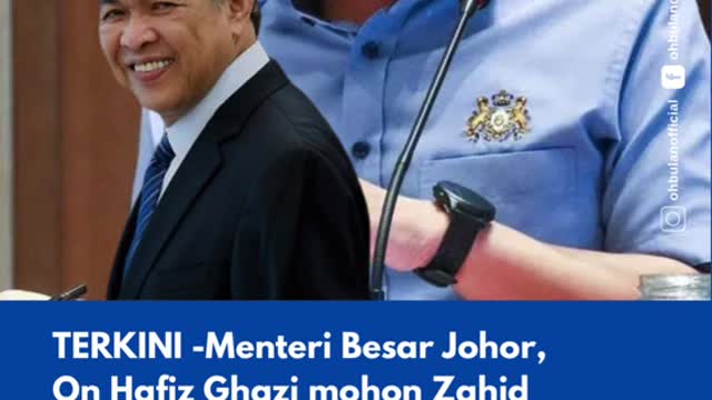 On Hafiz Ghazi mohon Zahid Hamidi leak jawatan Presiden UMNO dengan segera