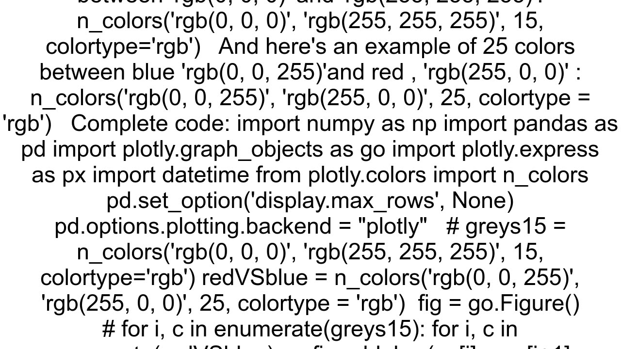 How to create discrete colormap with n colors using Plotly