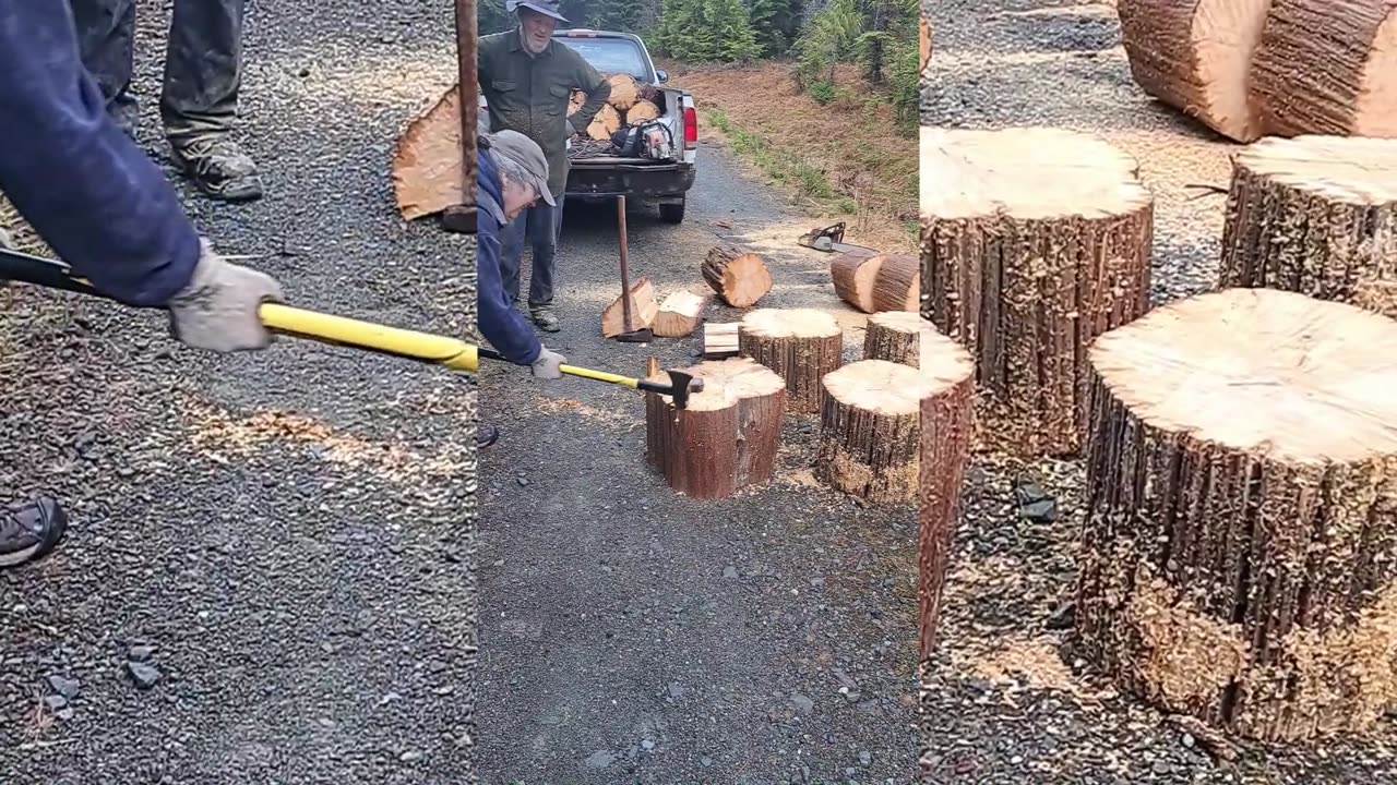 Alaska Wood Cutting