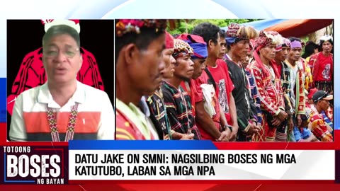 Datu Jake on SMNI: Nagsilbing boses ng mga Katutubo, laban sa mga N P A