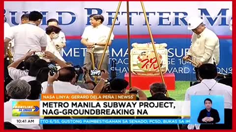 Metro ManilaSubway Project,nag-groundbreaking na