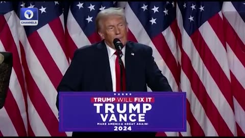 Trump Victory Speech After Winning US Election