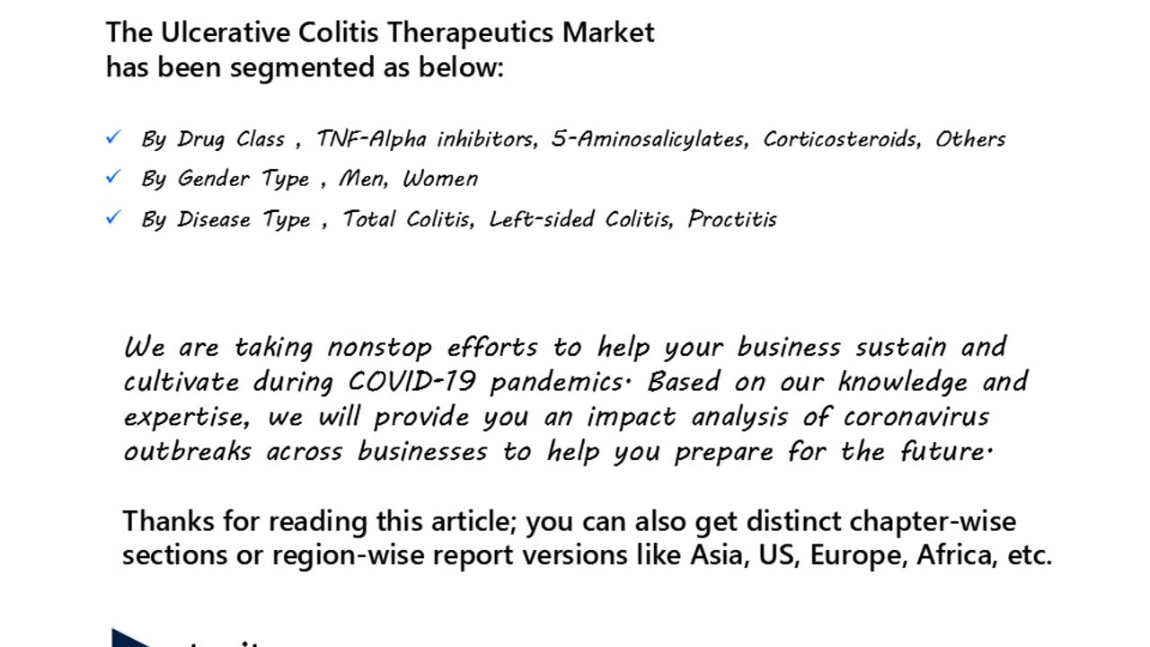 Ulcerative Colitis Therapeutics Market: Healthy CAGR and Market Expansion Trends, Forecast to 2033