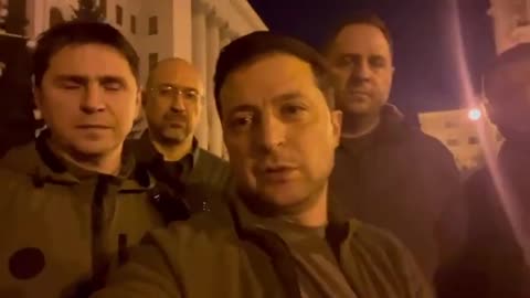 Ukrainian President Volodymyr Zelensky says that stays in Kyiv/Kiev until the end!